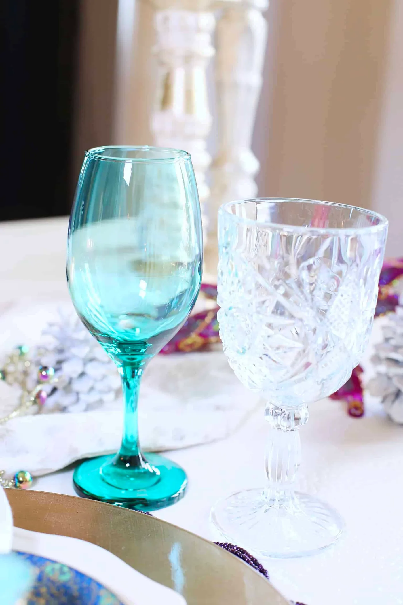 Winter Holiday Tablescape