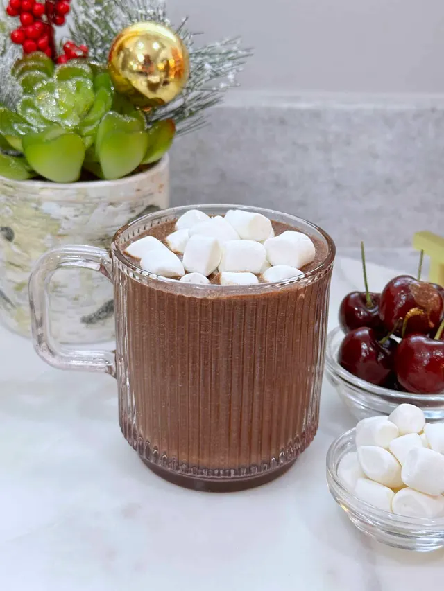Chocolate Covered Cherry Hot Cocoa