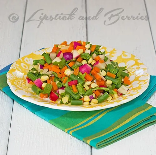 Chopped Salad with Shallot Thyme Dressing