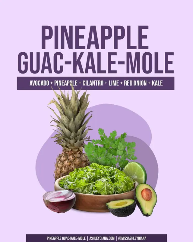 Pineapple Guac-kale-mole