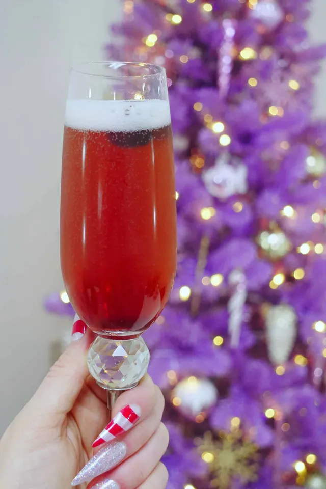 Pomegranate Rosemary Mimosas