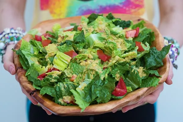 The Best and Healthiest Vegan Caesar Salad!