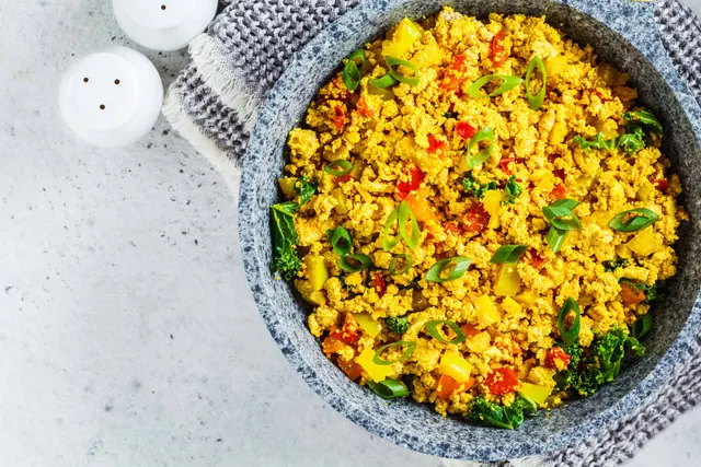 The BEST Veggie Tofu Scramble