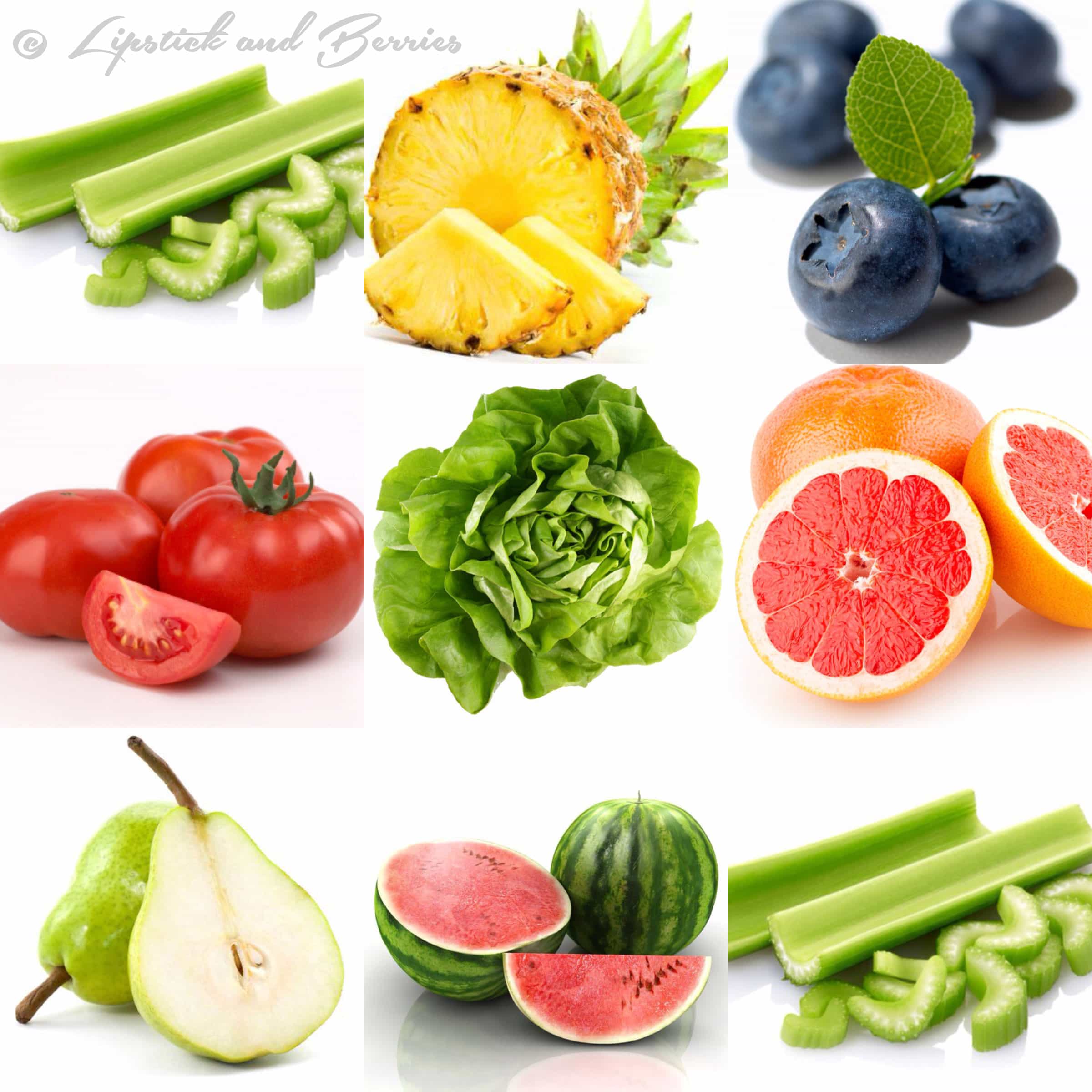 Top Hydrating Foods  (www.LipstickandBerries.com)