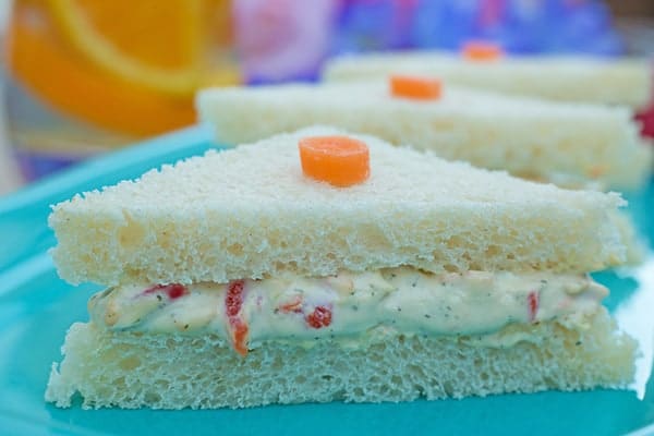 Cream Cheese & Fruit for Tea Sandwiches