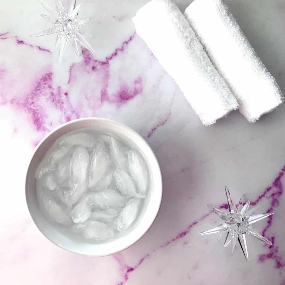 ice cube facial