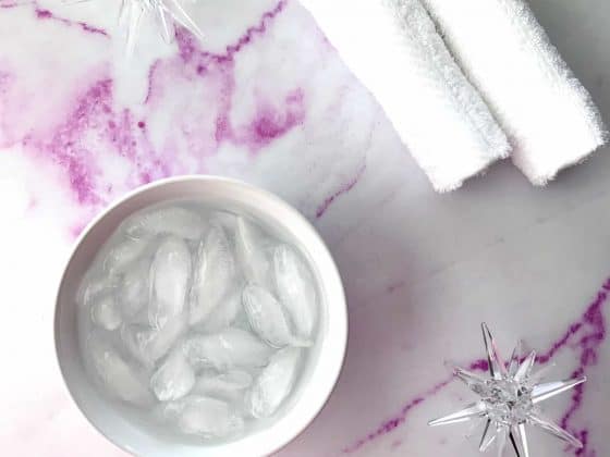 ice cube facial