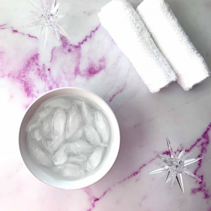 ice cube facial