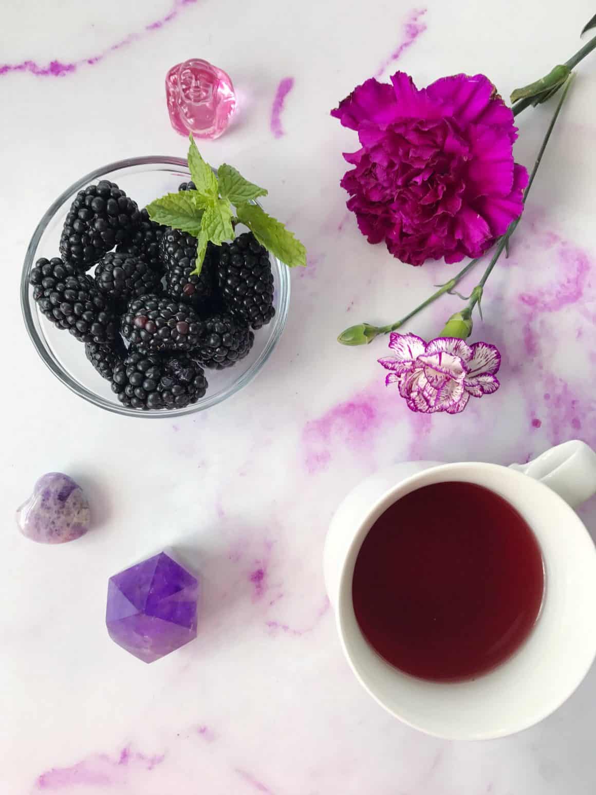blackberry green tea
