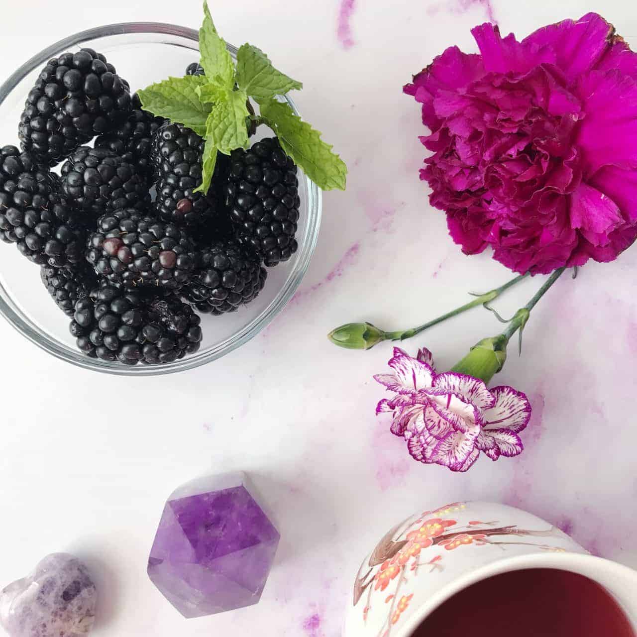 blackberry green tea