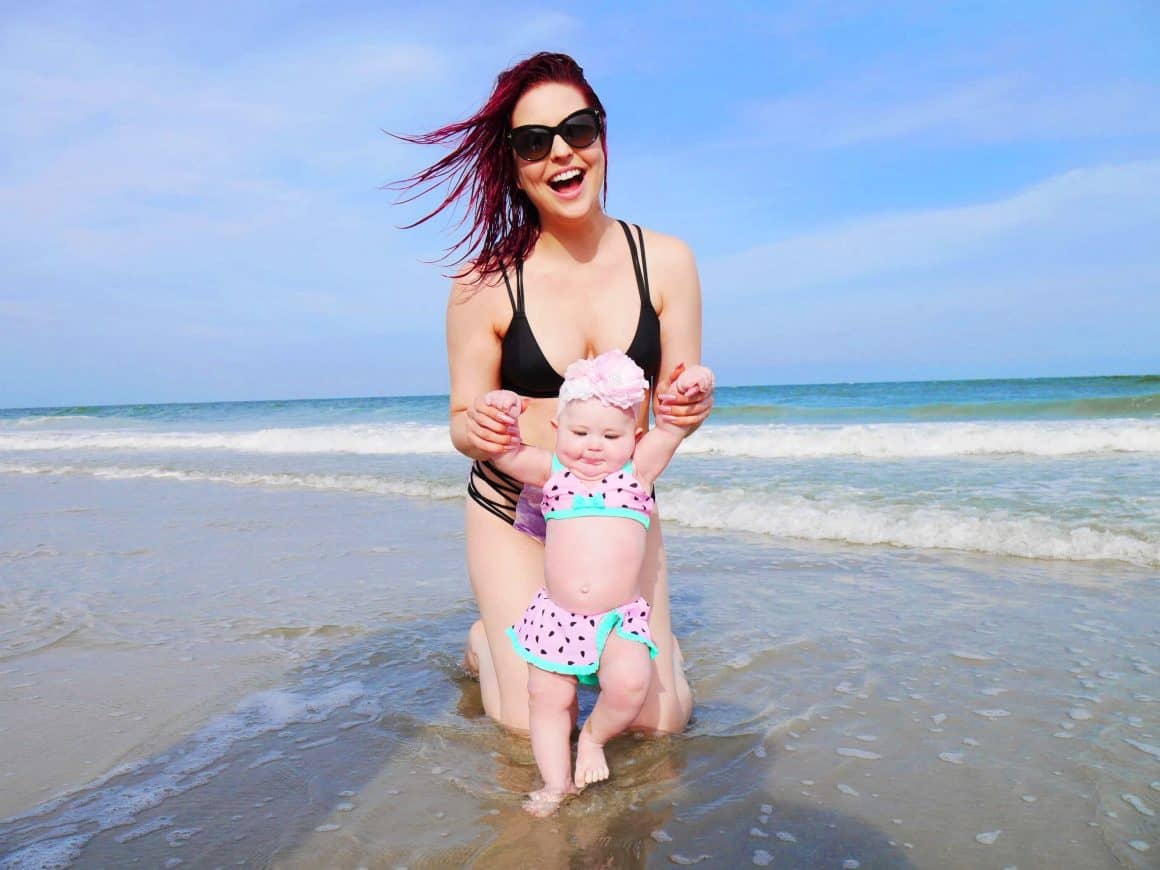 Lily’s 1st Beach Trip