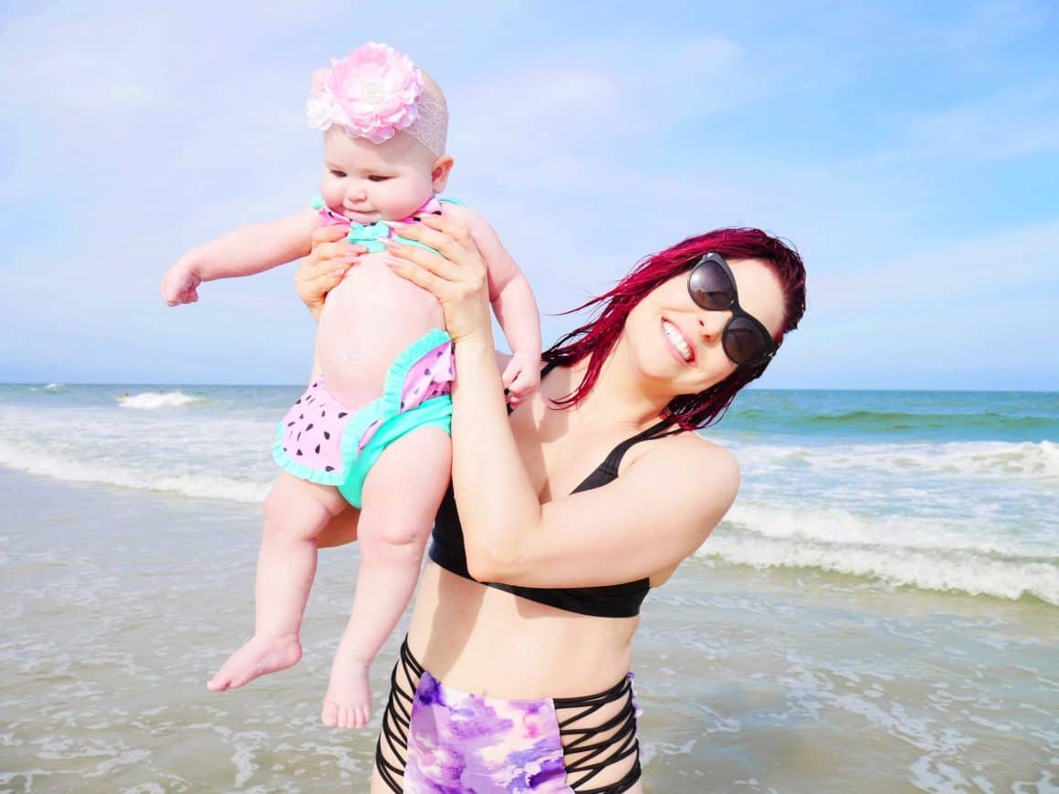 Lily’s 1st Beach Trip
