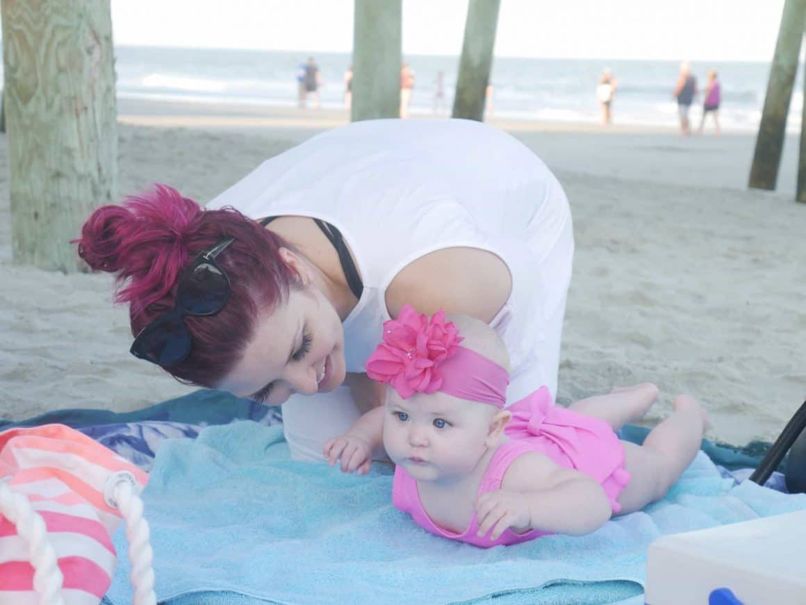 Lily’s 1st Beach Trip