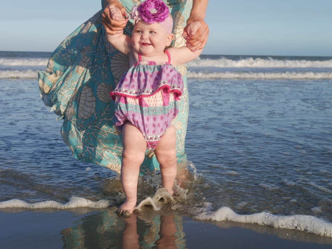 Lily’s 1st Beach Trip