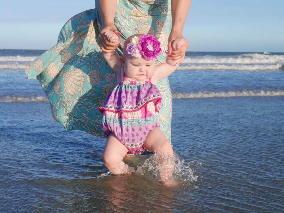 Lily’s 1st Beach Trip