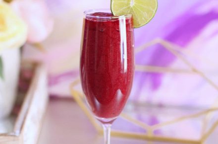 Pretty Pomegranate Smoothie - Ashley Diana