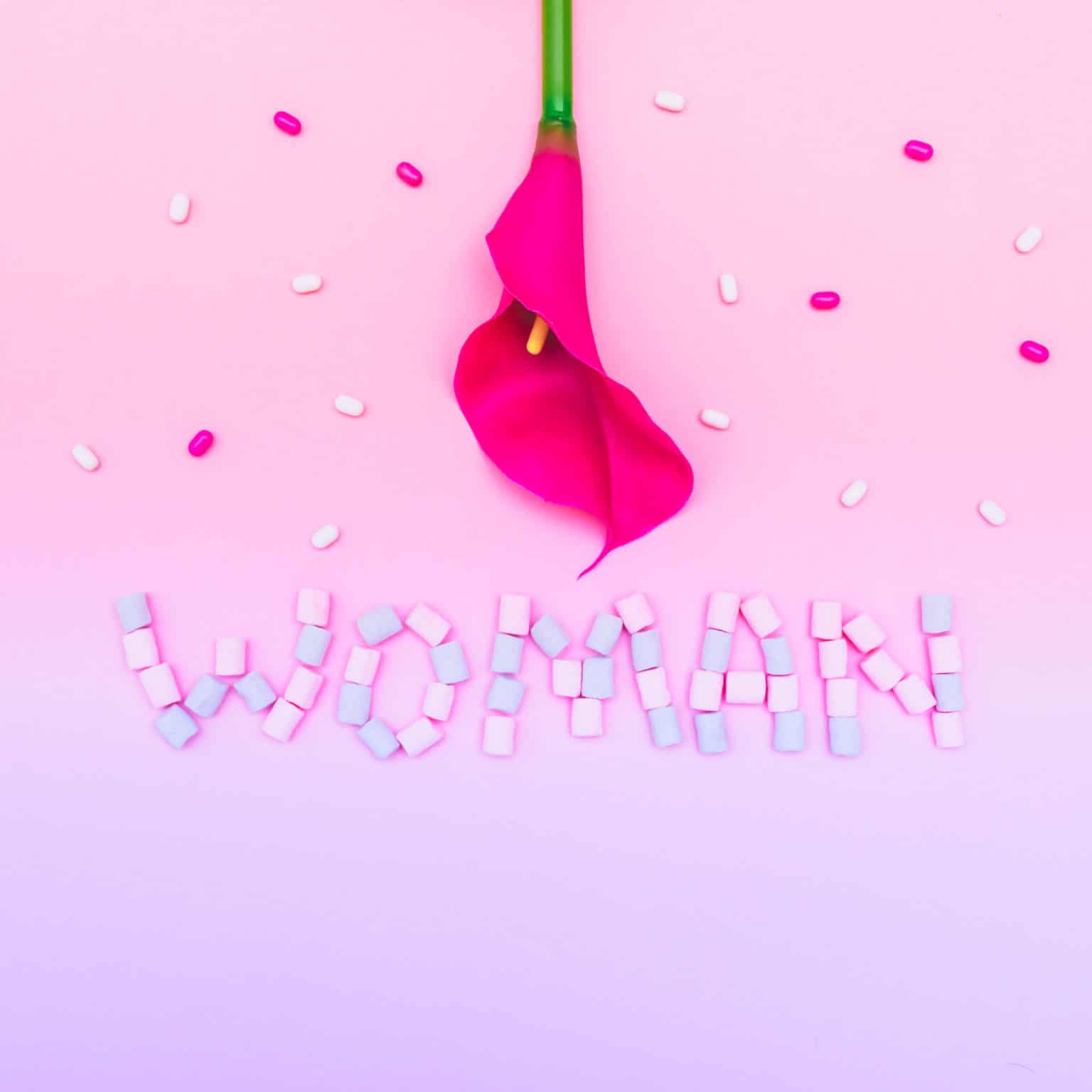 Purple pink feminism calla lily