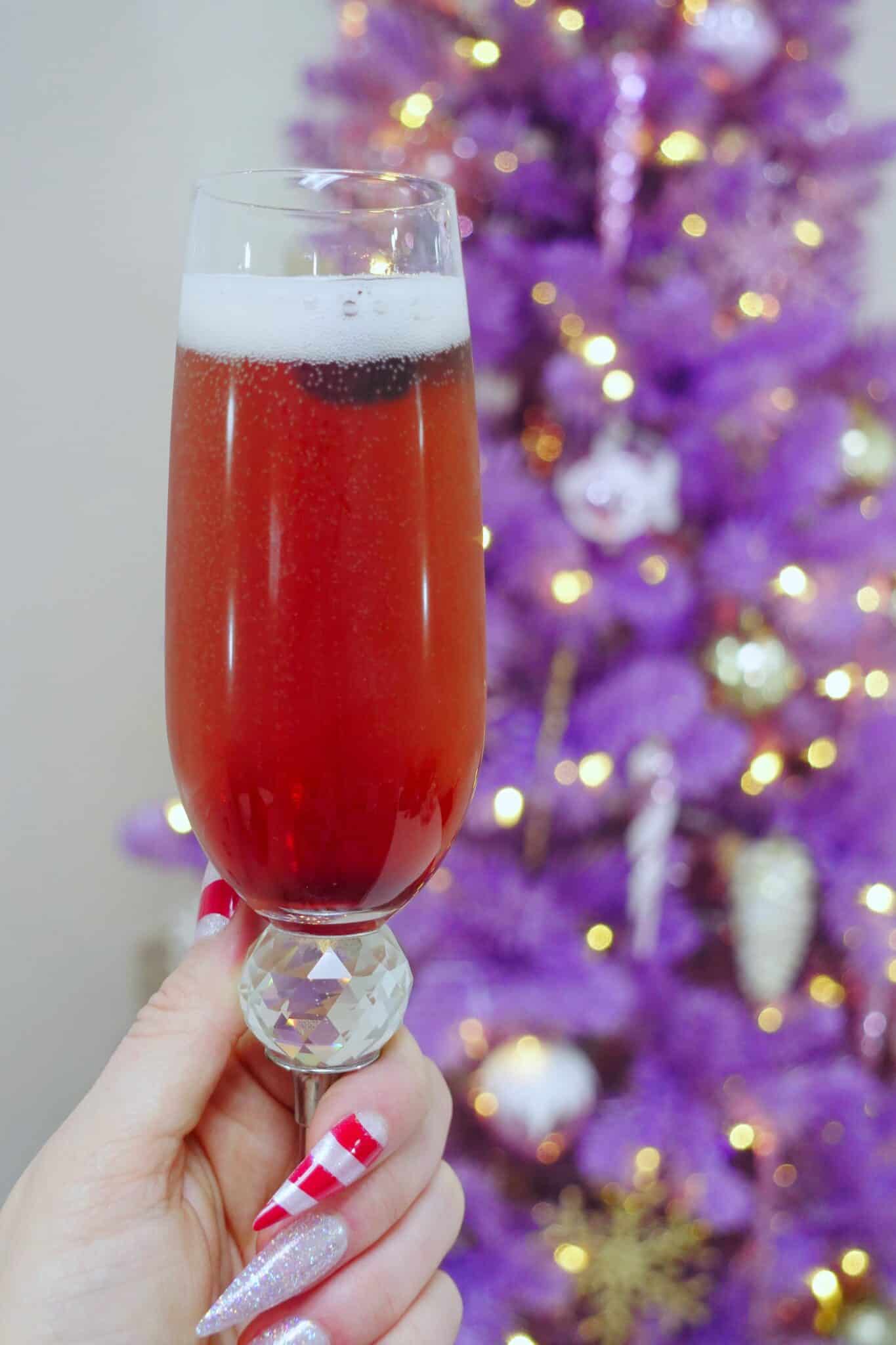 Pomegranate Rosemary Mimosas