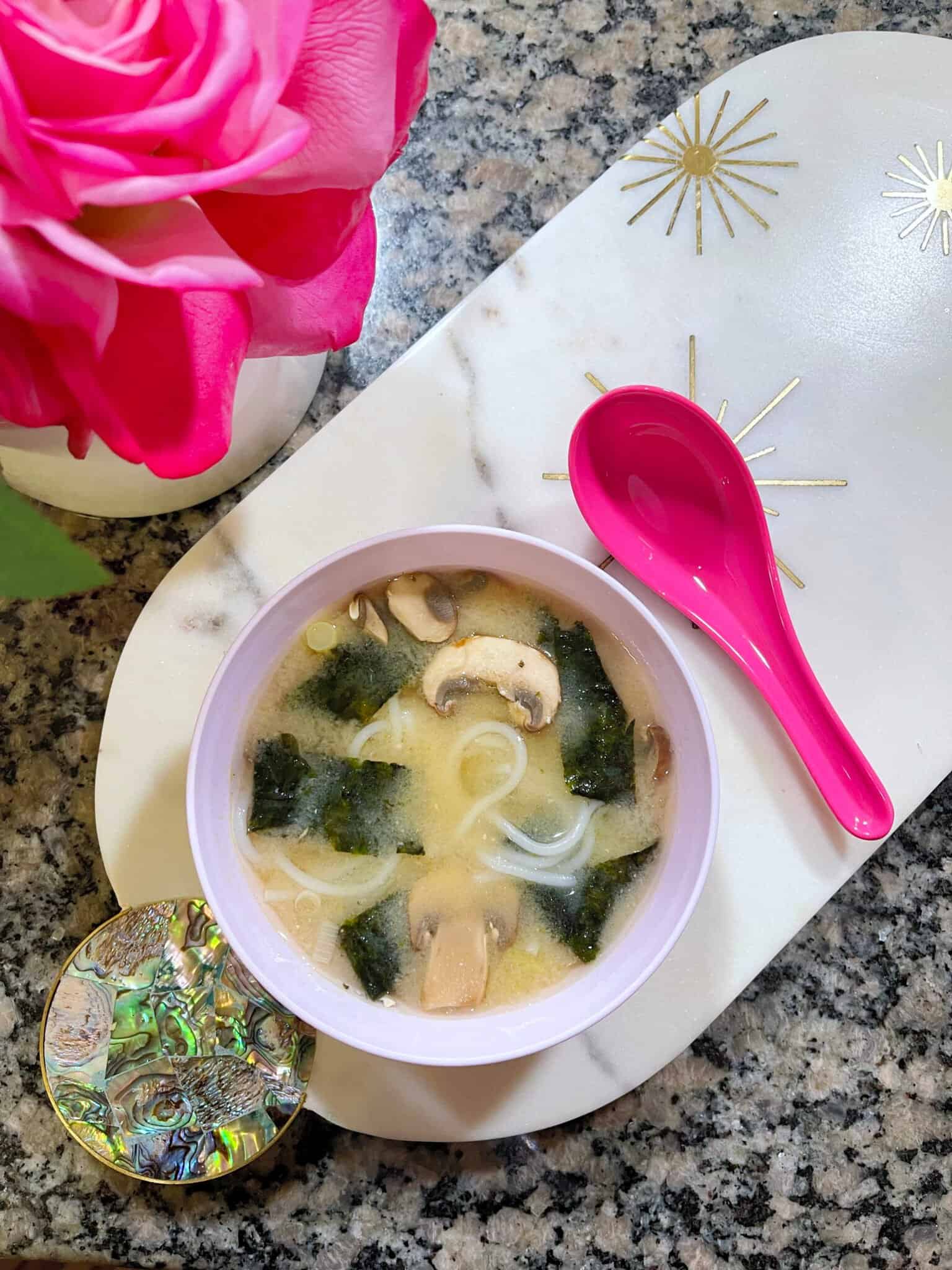Lily’s Miso Mushroom Soup