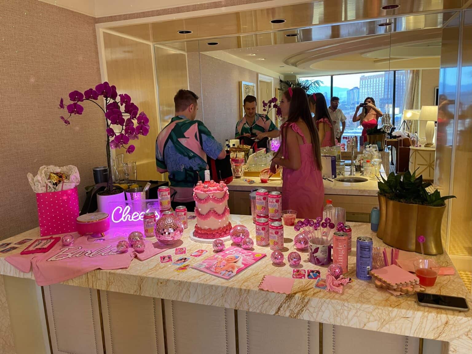 Barbie Themed Party In Las Vegas